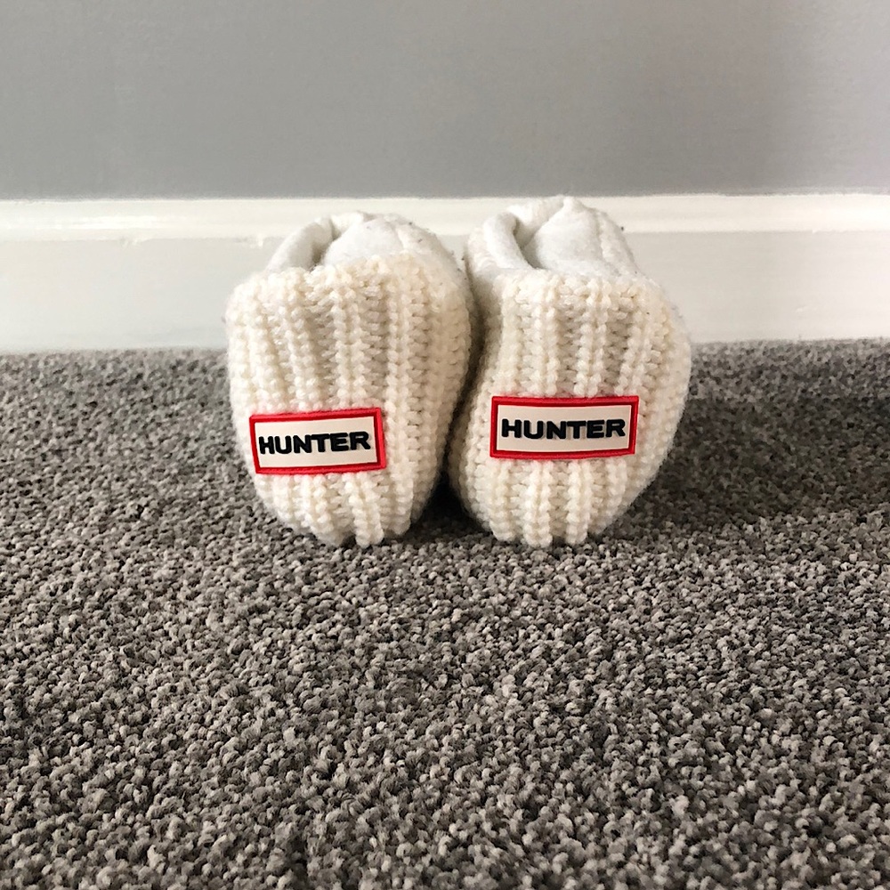 Tall White Hunter Boot Knit SOCKS (Green Hunter Boots NOT Included)